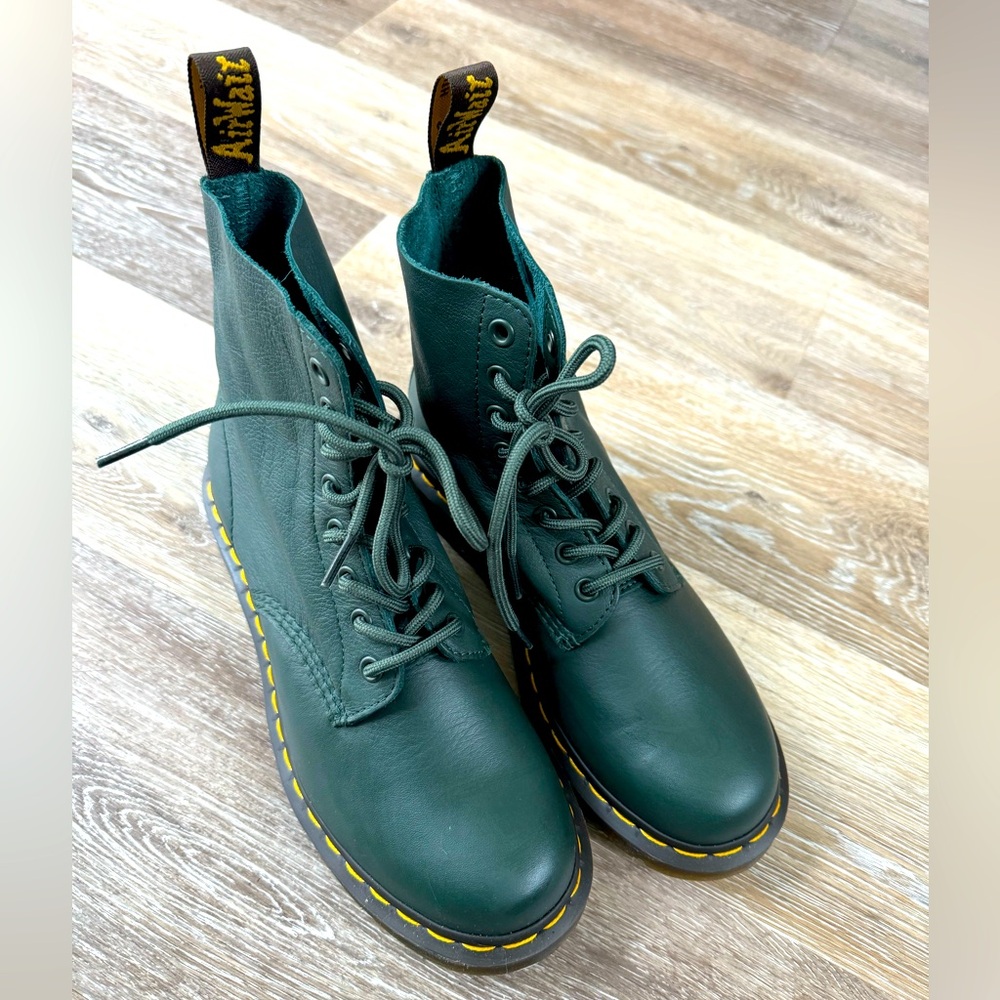 Dr. Martens Green Boots